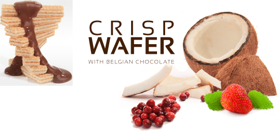 Die Knusperige wafel, 

Ein neues GefÃ¼hl ... ZUCKERFREI !.
Die  Belgischen Wafer mit einer cremigen Vanille-Aroma gefÃ¼llt und bedeckt mit Belgischer Vollmilchschokolade.
 